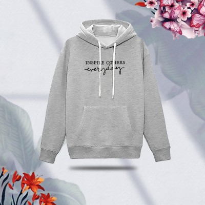 Premium Comfortable (Inspire Others-Gray) Ladies winter hoodie